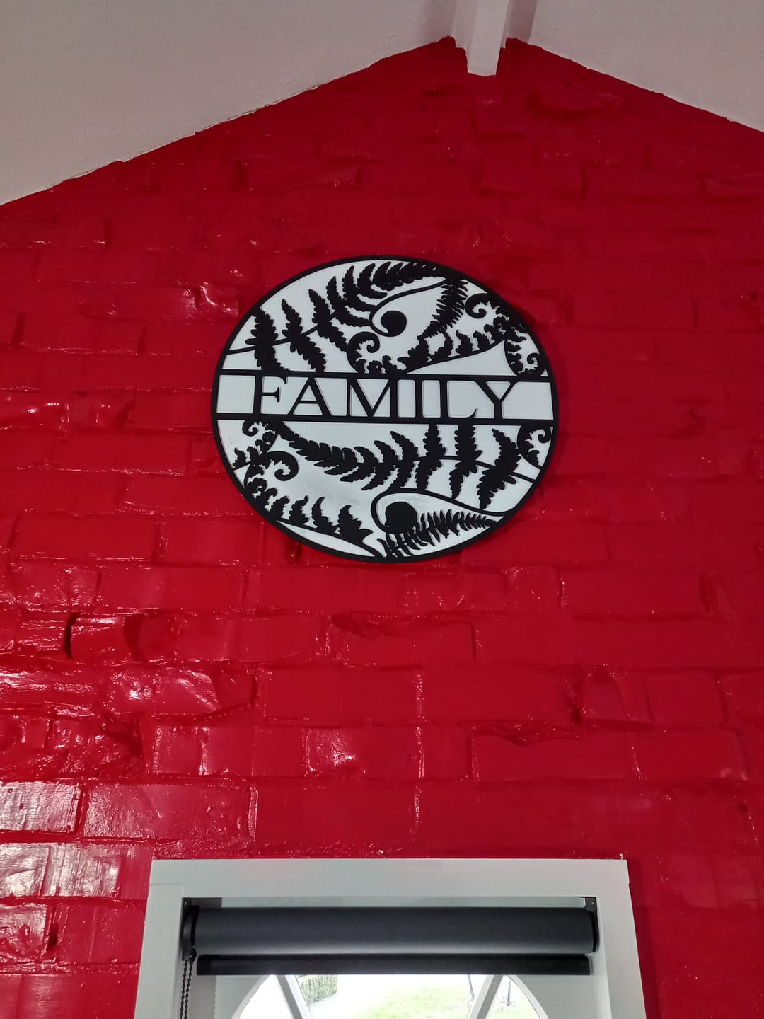 Customer photo review of Personalised Kiwiana Fern Décor