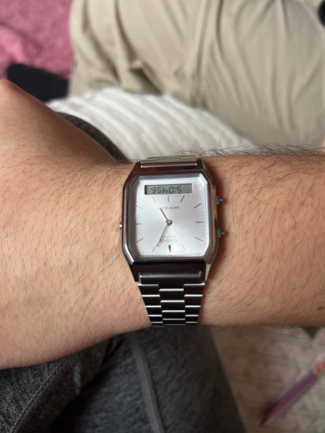 Customer photo review of Reloj Casio Vintage AQ-230A-7DMQ Análogo Digital Plateado
