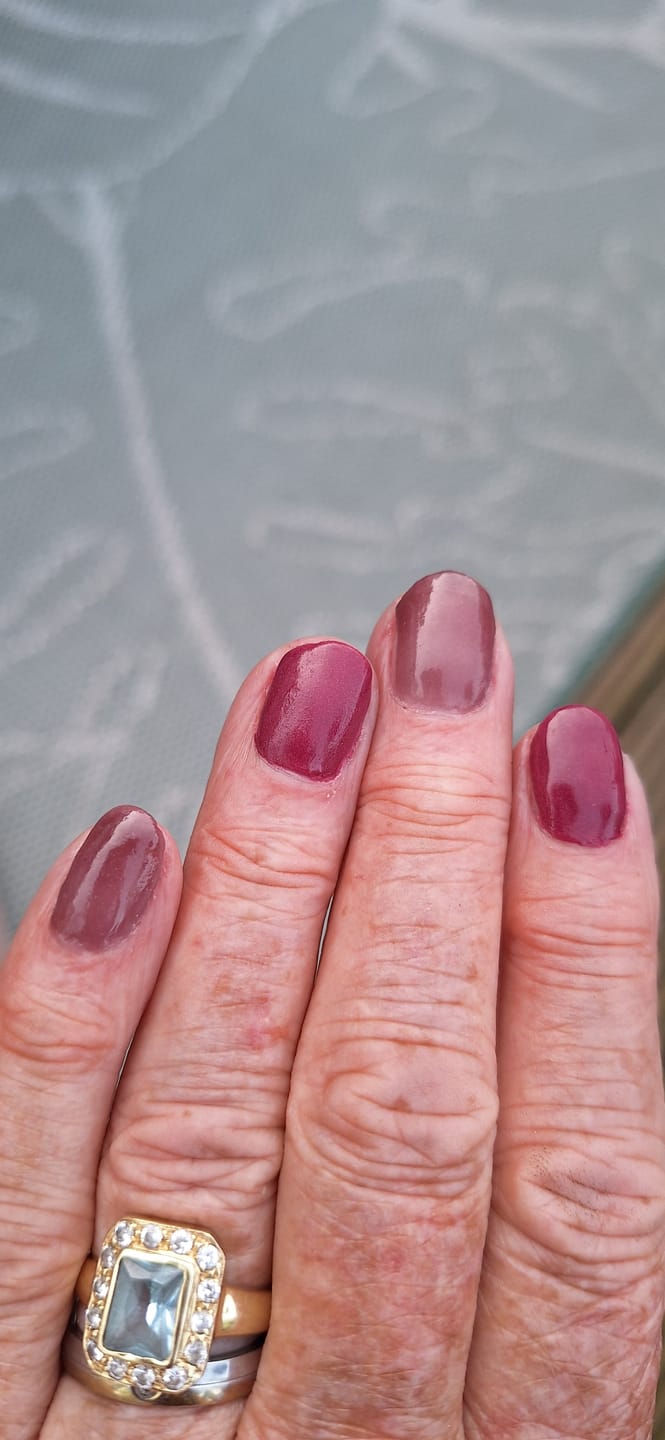 Customer photo review of Rogue Red Dipping Powder