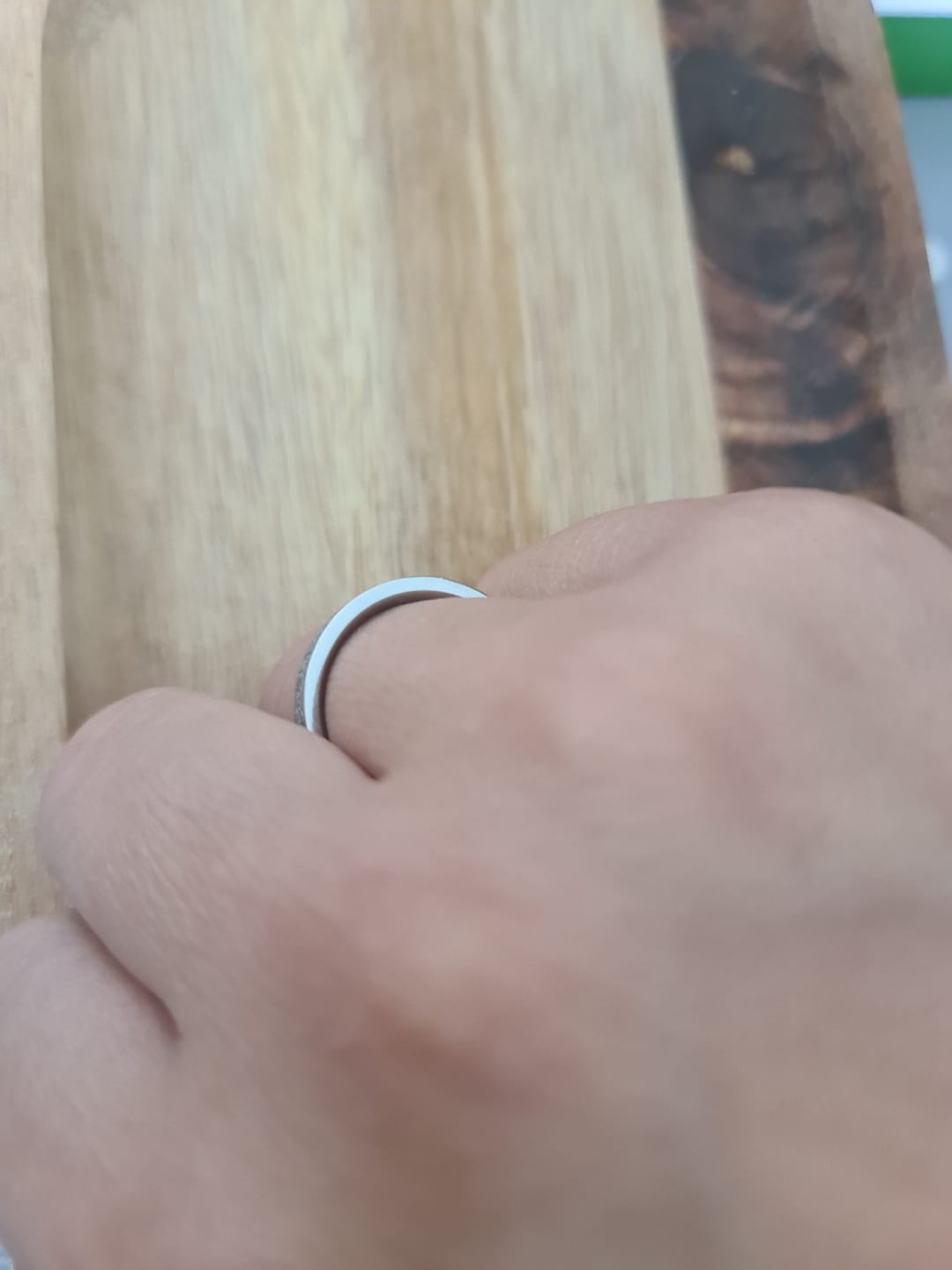 Customer photo review of "Gewiss, mit der Erschwernis, kommt die Erleichterung" Ring