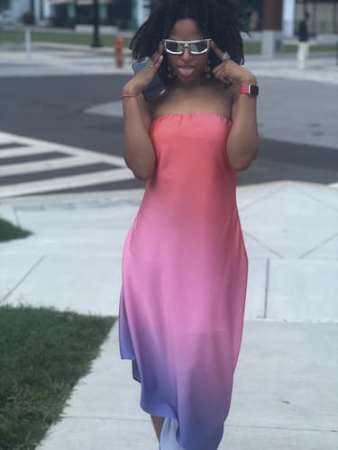 Customer photo review of sayulita dress