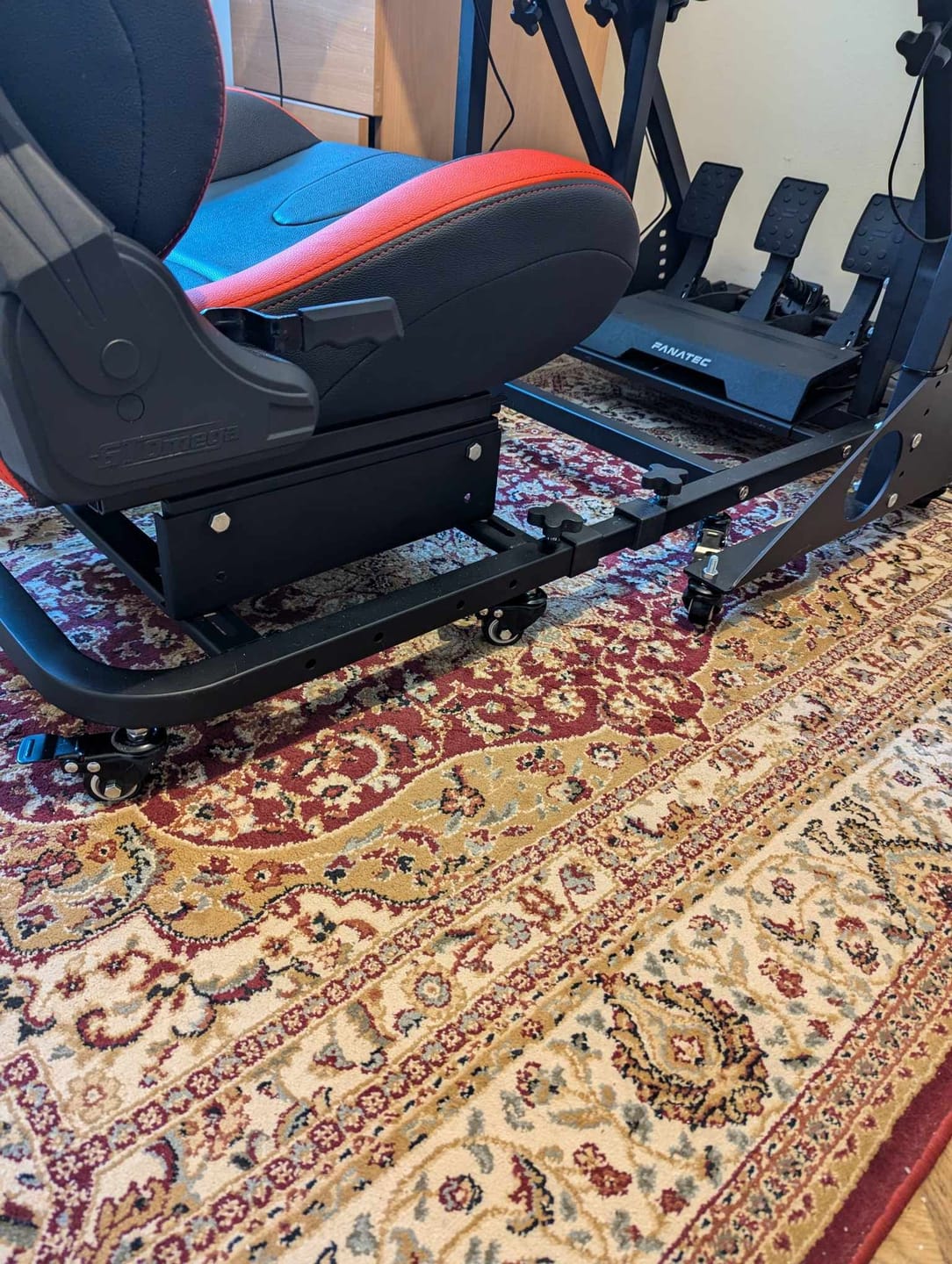 Customer photo review of Sim Racing Caster Wheels