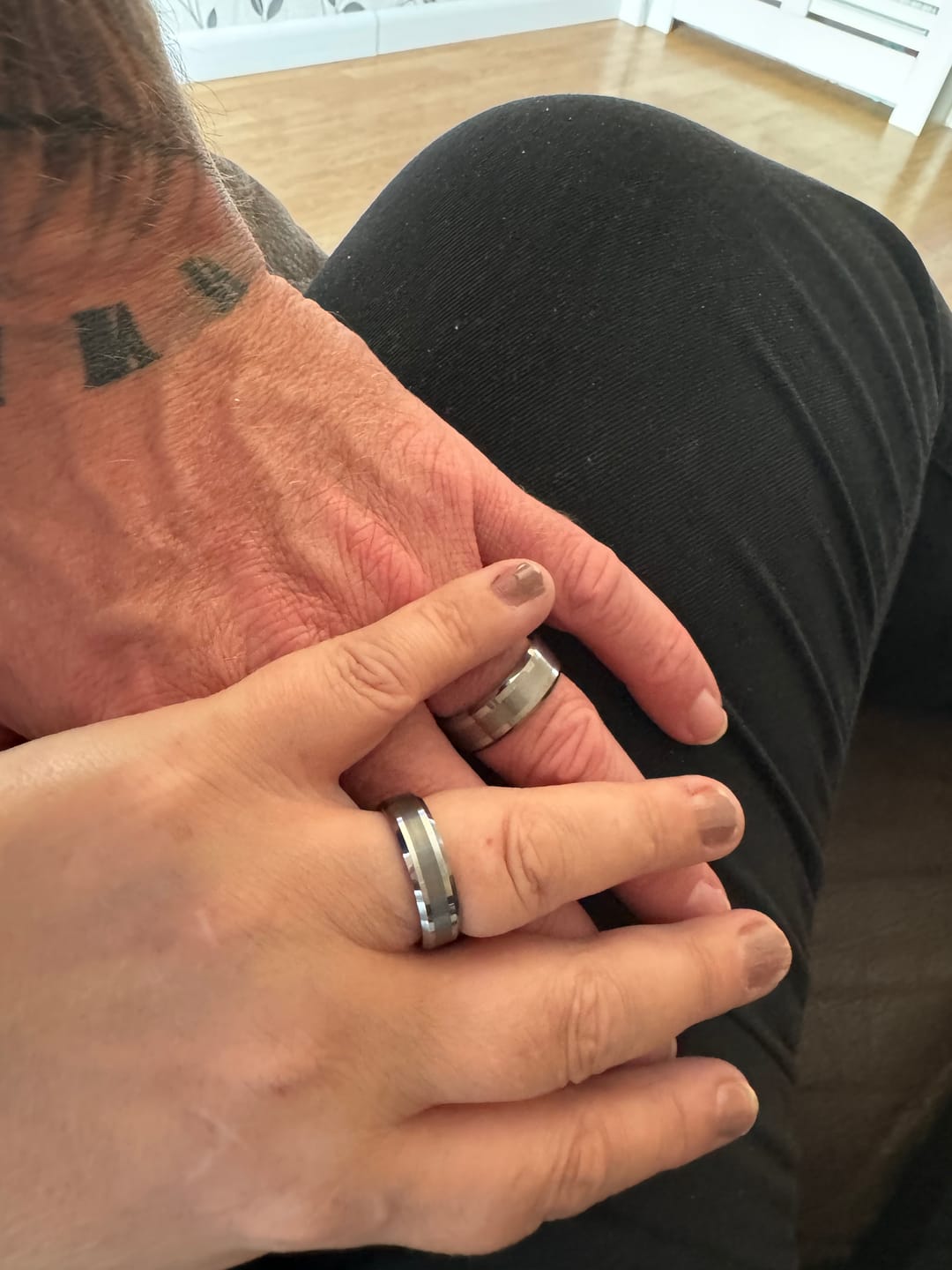 Customer photo review of The Brushed Wonder Ring Set