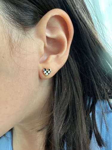 Customer photo review of Checkered Heart