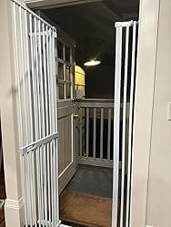 Customer photo review of FairyBaby 72" Tall Cat Gate with Narrow Bar Spacing