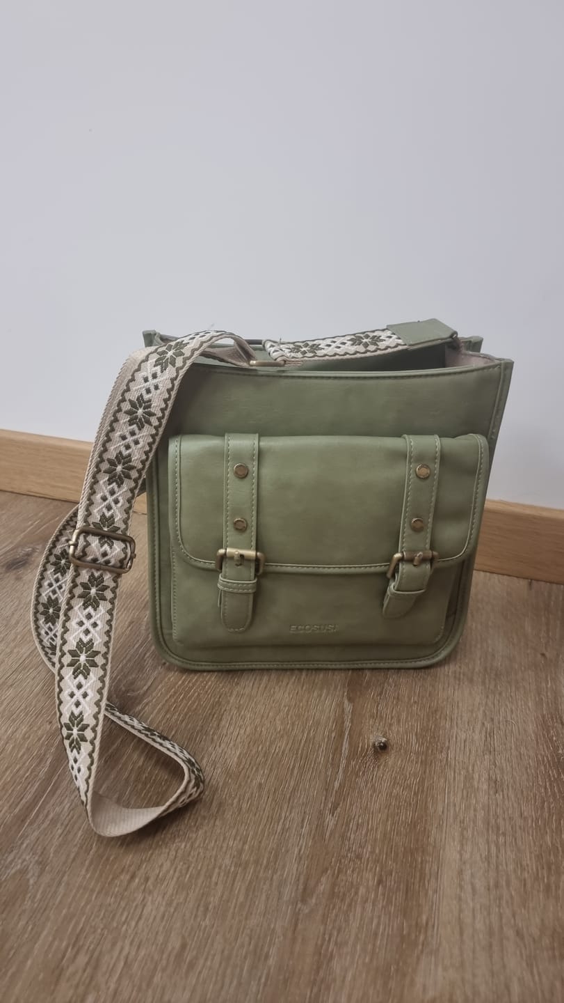 Customer photo review of Sophie Leather Everyday Crossbody Bag