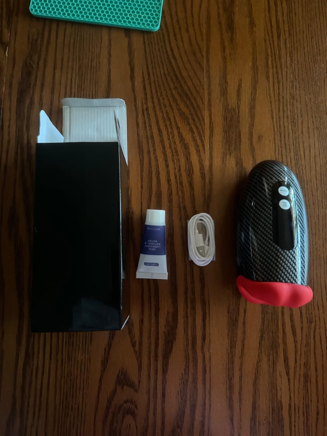 Customer photo review of 4 in 1 App Control Big Month Tapping and Vibrating Trainer and Masturbator