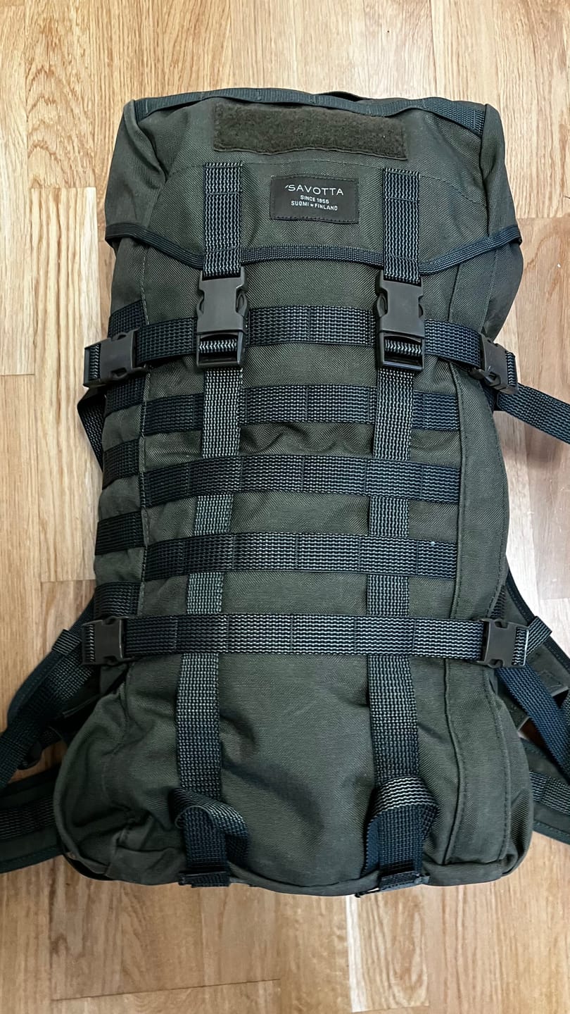 Customer photo review of Jääkäri M backpack