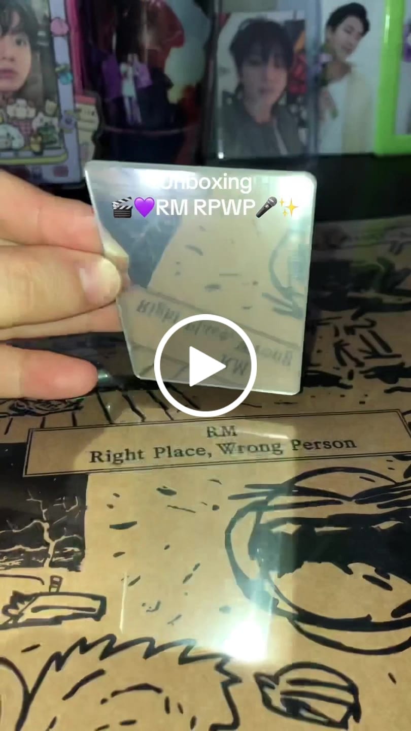 Customer video review of RM - RIGHT PLACE, WRONG PERSON SOLO 2ND ALBUM PHOTOBOOK RANDOM