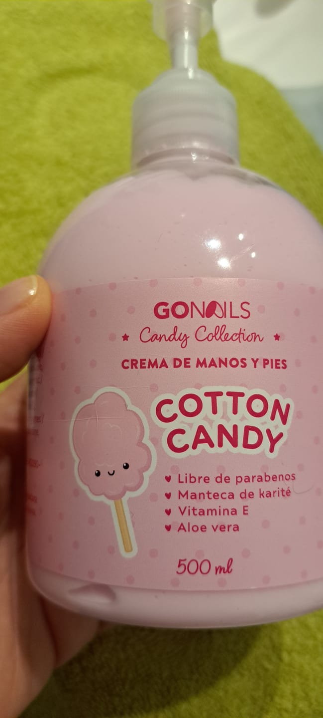 Customer photo review of Crema de Manos y pies Cotton Candy