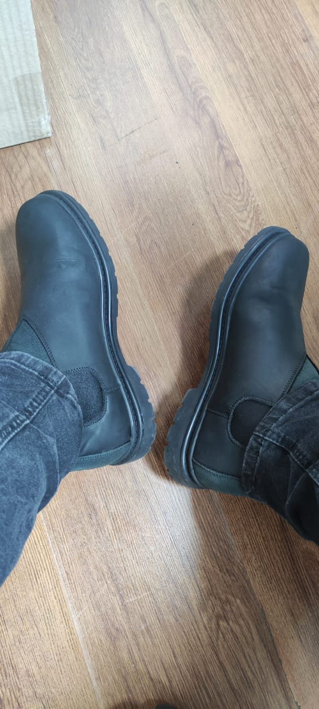 Customer photo review of Botín Original 2.0 Chiporro Natural Negro Hombre