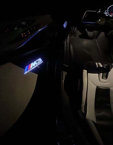 Customer photo review of BMW G SERIES DOOR LIGHTS