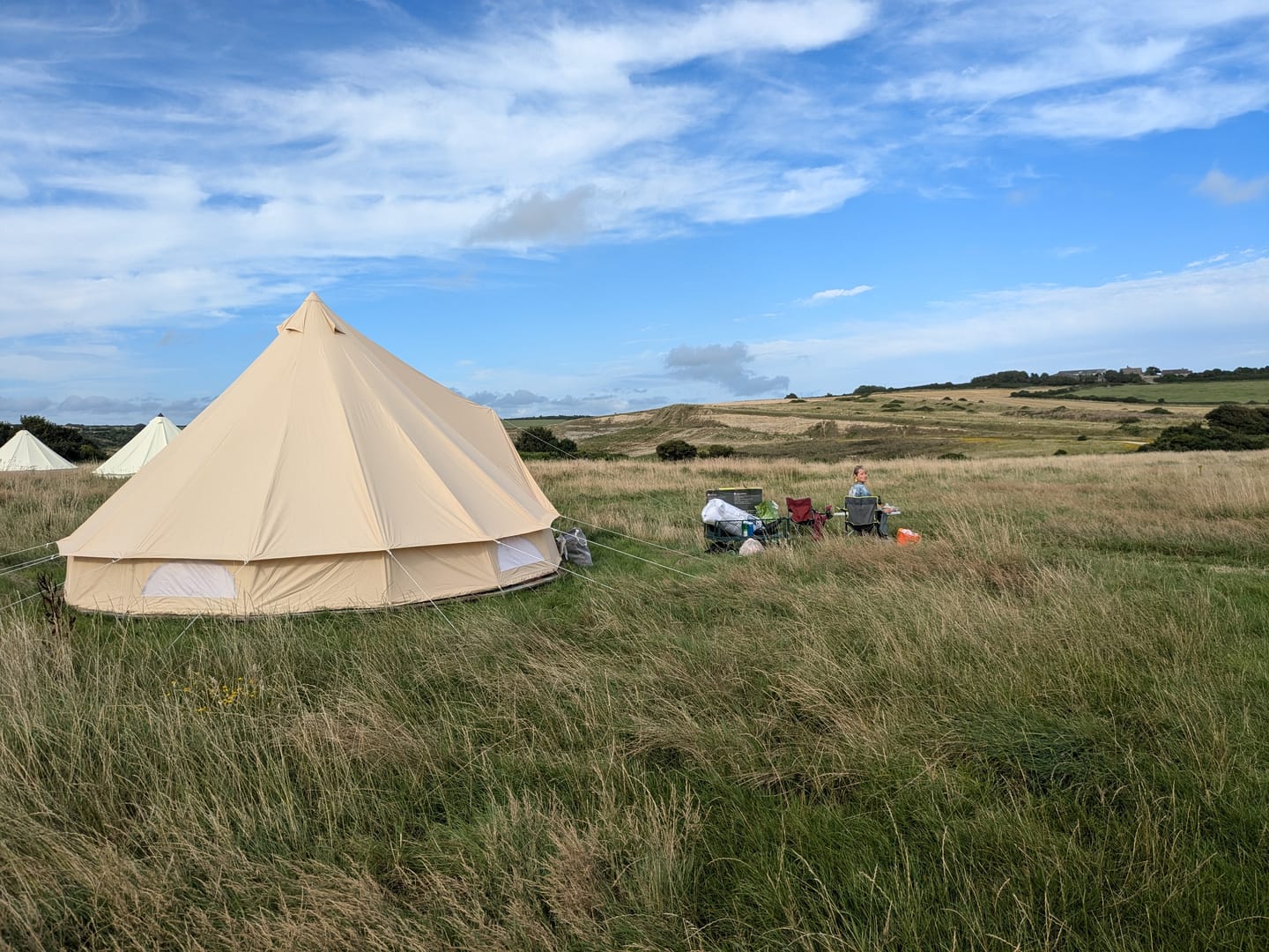 Customer photo review of Classic Bell Tent