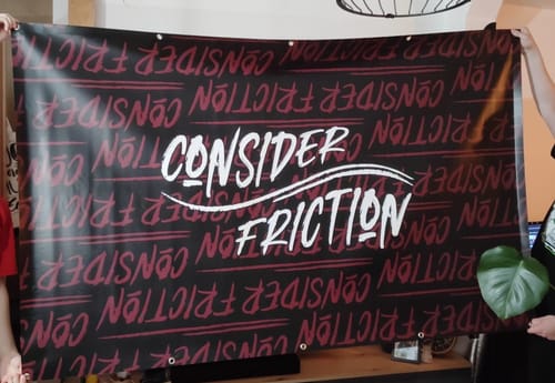 Customer photo review of Banner inkl. Druck