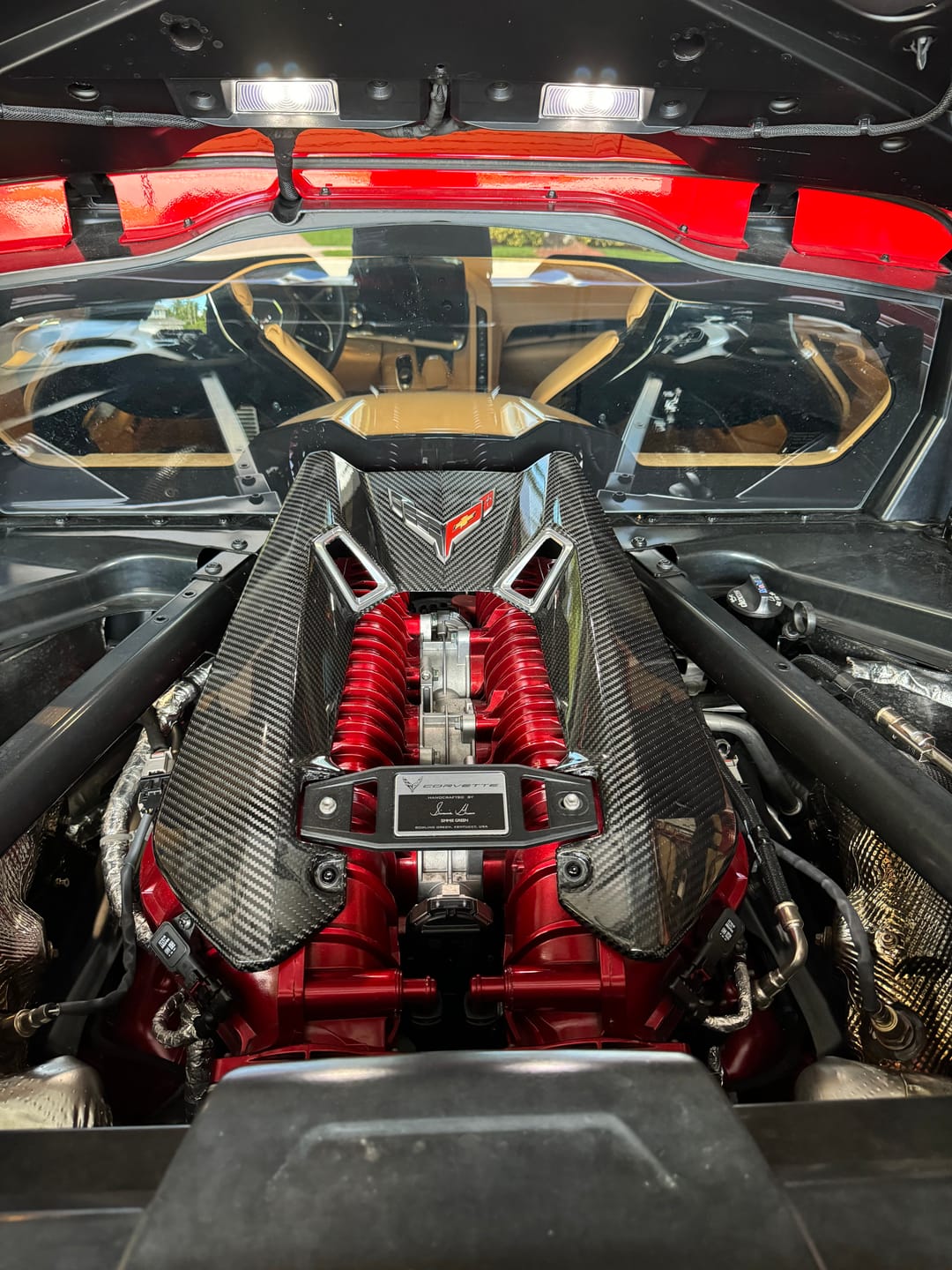 Customer photo review of Corvette C8 Z06 Carbon Fiber Engine Cover