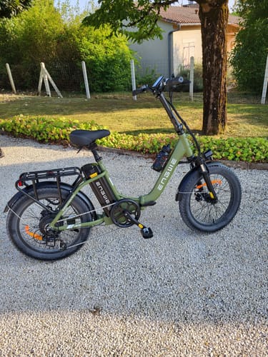 Customer photo review of Engwe L20 SE 250W 20" Foldable Electric Trekking Bike 15.6Ah Step-through E-bike