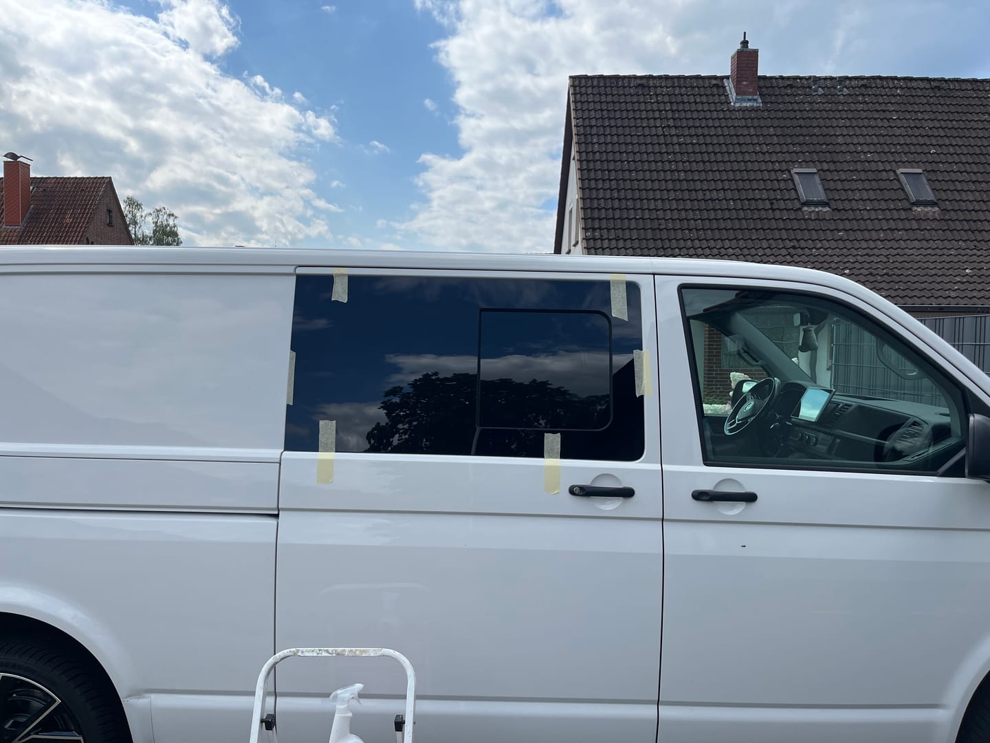 Customer photo review of Kantenschutz zum Fenstereinbau 1-2 mm schwarz, 4 Meter