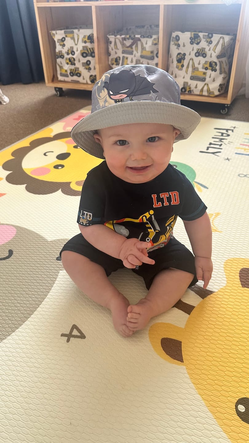 Customer photo review of Happy Family and car track play mat (Grey Edging)