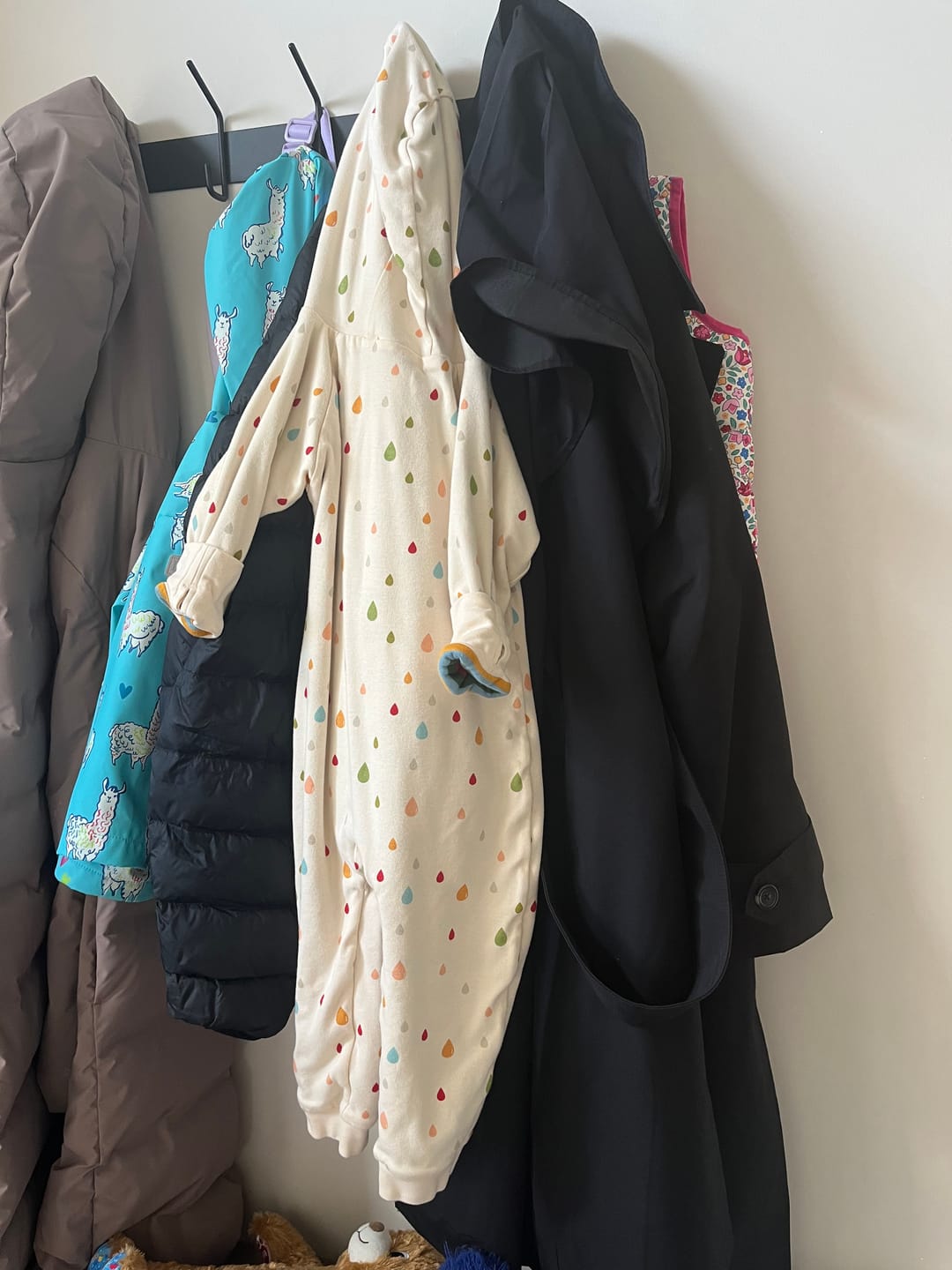 Customer photo review of Drip Drop Reversible Hooded Snug As A Bug Suit
