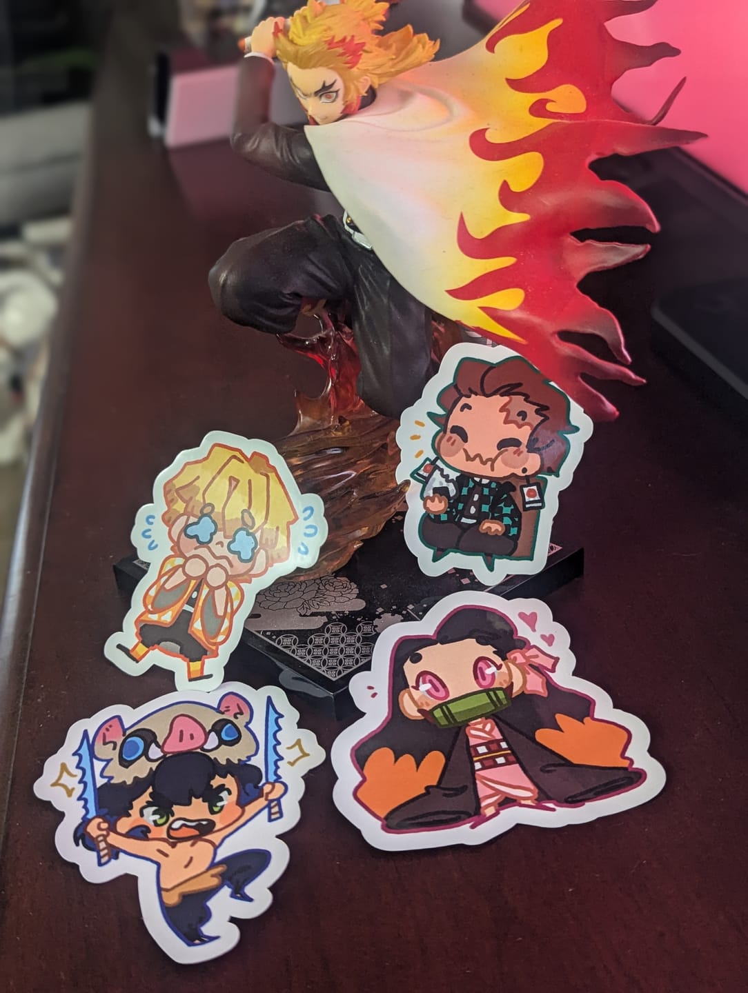 Customer photo review of Anime Samurai Stickers Set 1
