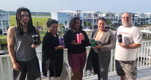 Customer photo review of (1) 20oz Tumbler