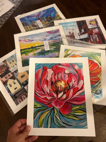 Customer photo review of 8x10 Giclee Fine Art Prints