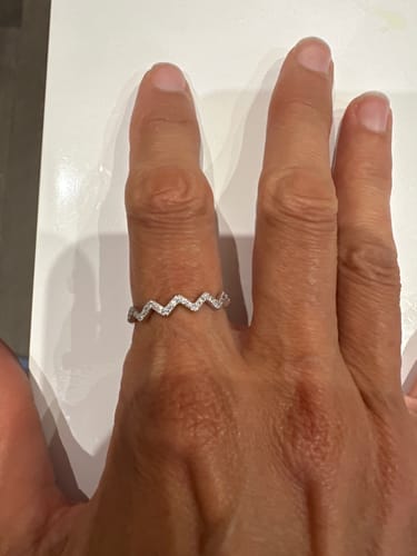 Customer photo review of Bague Ajustable - À ma meilleure amie - Je serai toujours à tes côtés (Edition limitée)