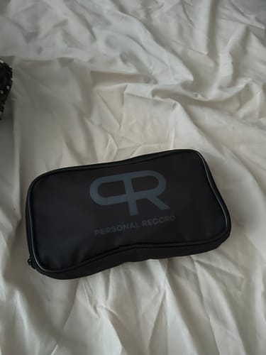 Customer photo review of Personal Record Heavy Duty Premium Wrist Wraps PR901 - All Black