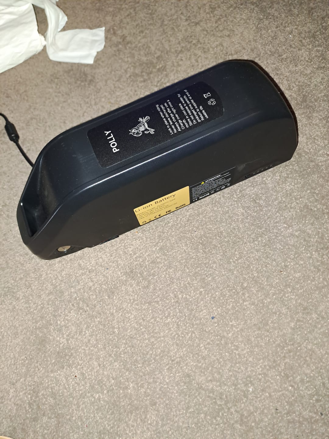 Customer photo review of GOGOBEST Bicycle Li-Battery for Ebikes