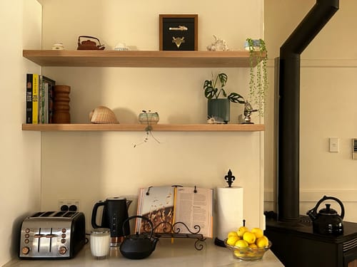 Customer photo review of Floating Shelf