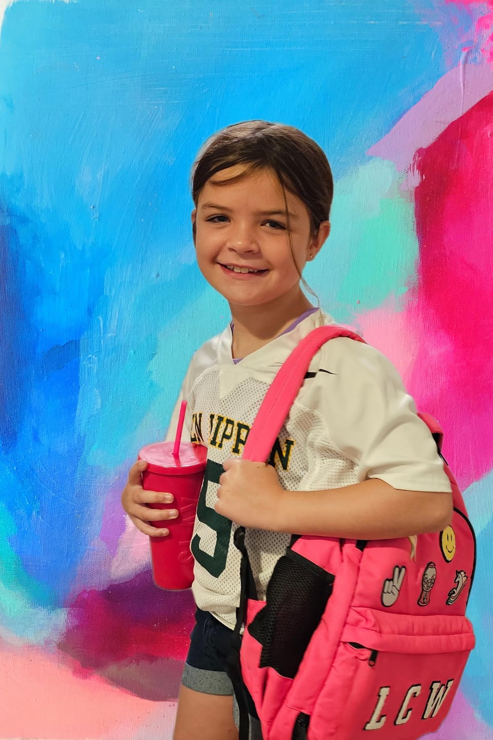 Customer photo review of Recycled Backpack