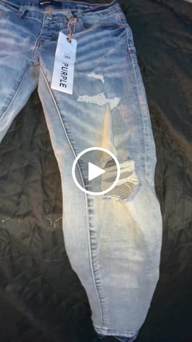 Customer video review of Purple Brand Jeans #9013