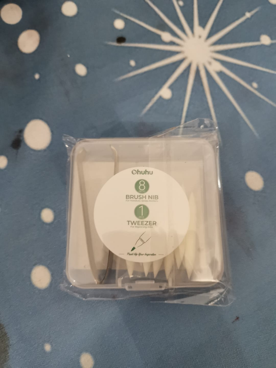 Customer photo review of Ohuhu Replacement Brush Nibs Of Honolulu & Honolulu B Series