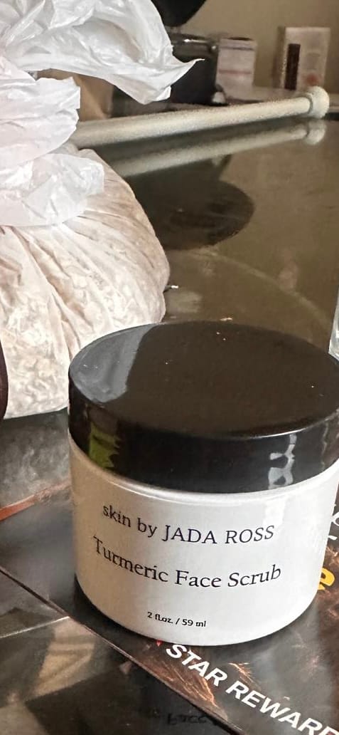 Customer photo review of Turmeric Face Scrub (Vegan-Brightening-Gentle-Fragrance Free)