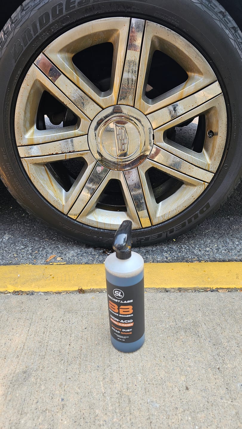 Customer photo review of Bronze Bomber Non-Acid Wheel Cleaner (32oz)