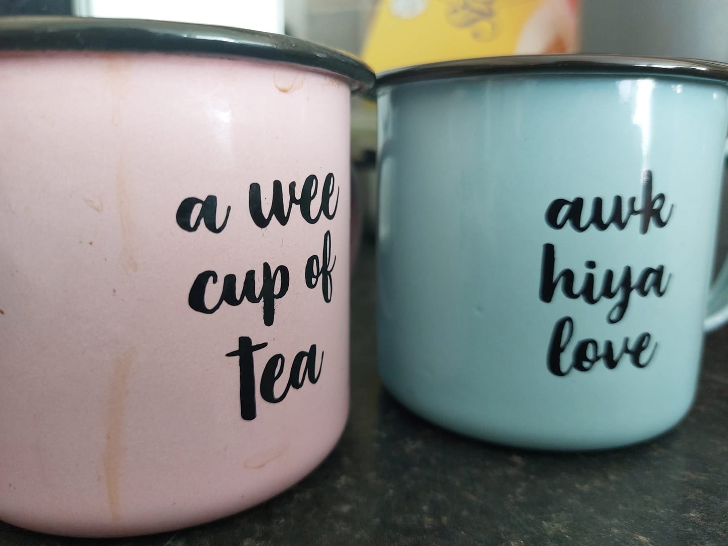 Customer photo review of Ats Us Nai Enamel Mug