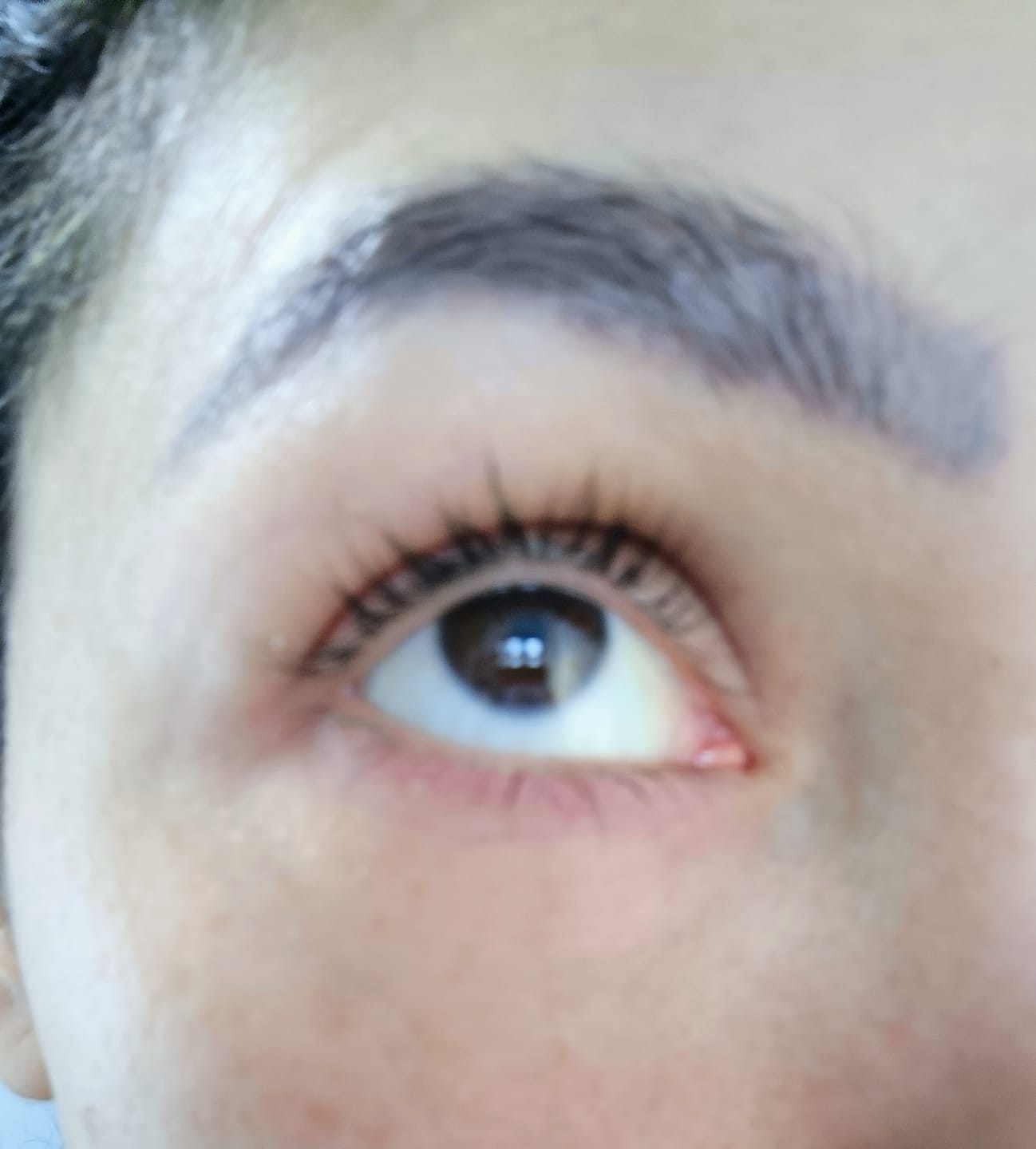 Customer photo review of Suero crecimiento de pestañas y cejas