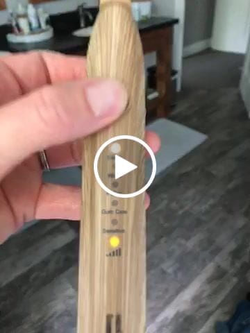 Customer video review of Zen Bamboo Electric Toothbrush