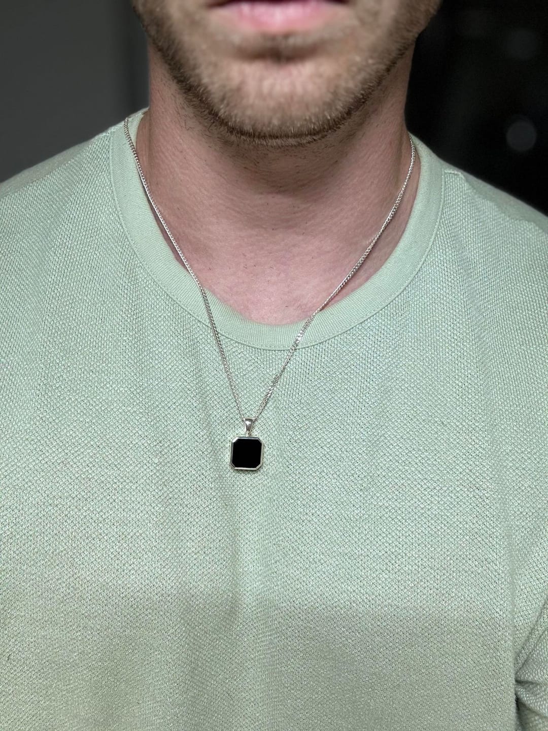 Customer photo review of Pendentif onyx