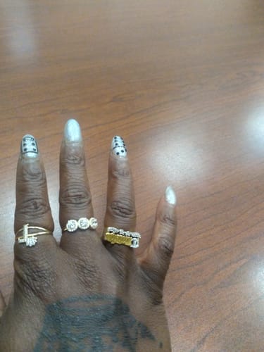 Customer photo review of *NEW* 14K Three Stone Woman Ring JTJ™