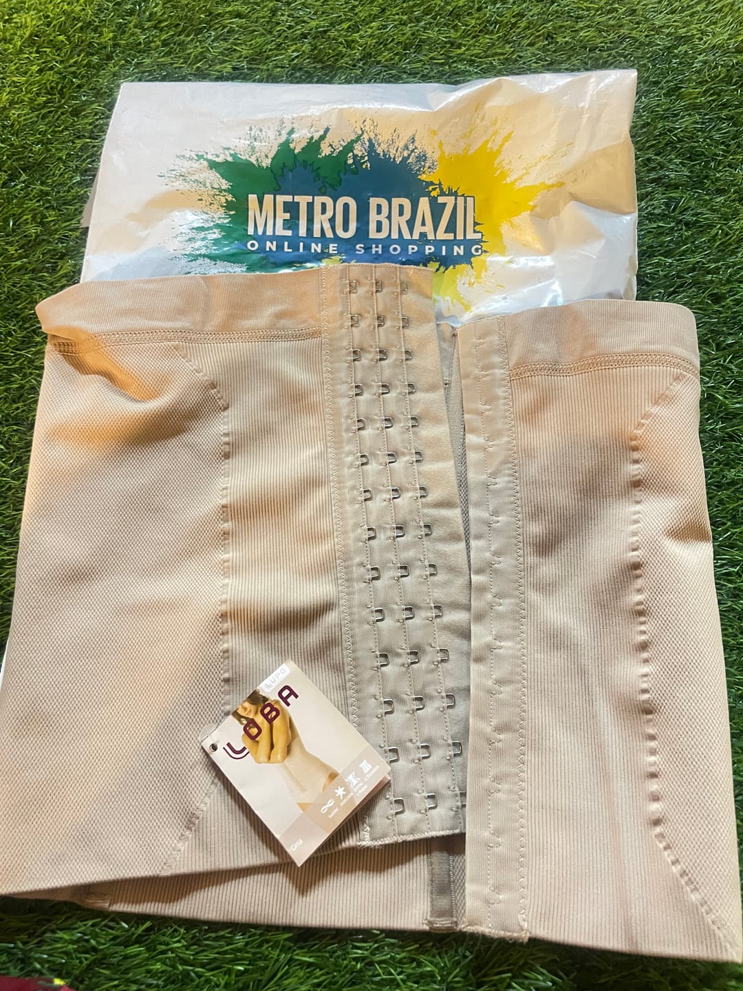 Customer photo review of Microfiber Waist And Abdomen Control Corset