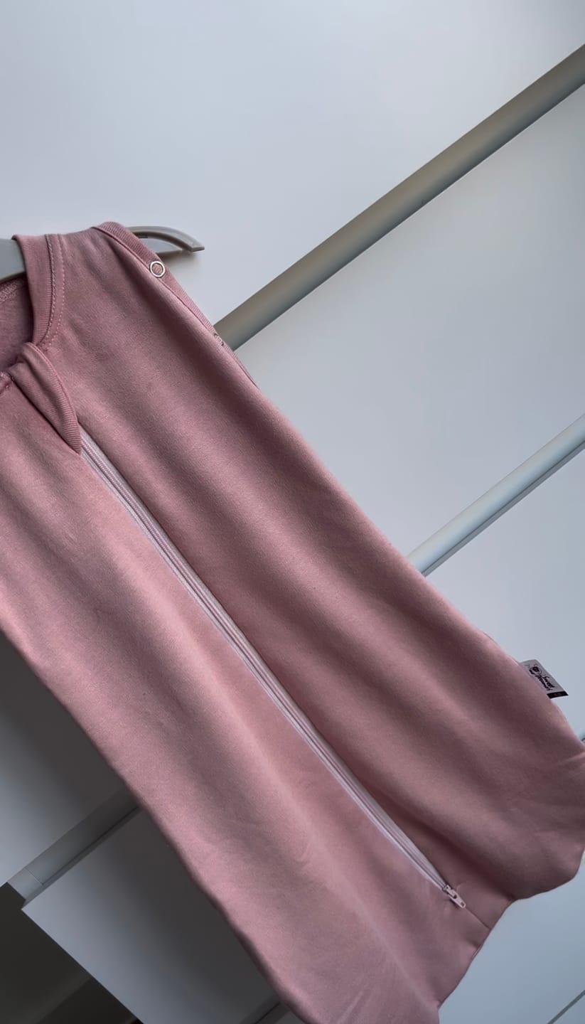 Customer photo review of sleep swaddle bag pink | Newborn | 1 Tog