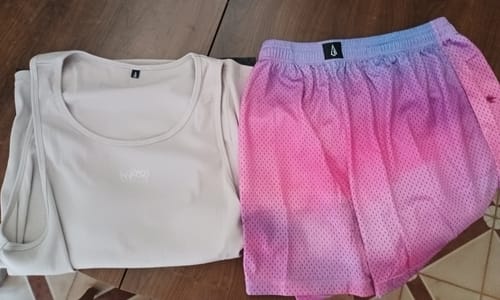 Customer photo review of WIFE LOVER TANKS - GREY CREAM