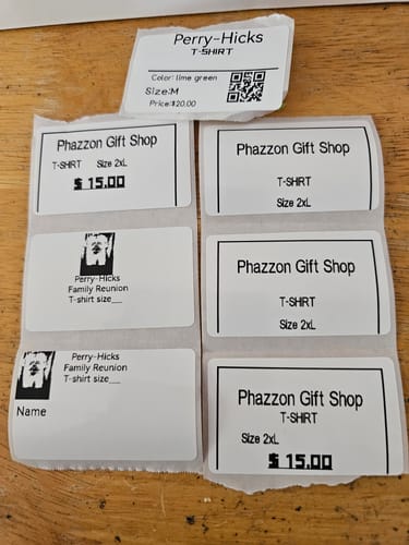 Customer photo review of PrintPeak x Niimbot Thermal Label Printer – Compact and Efficient