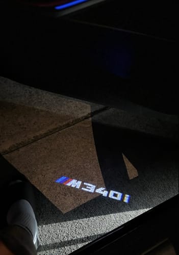 Customer photo review of BMW G SERIES DOOR LIGHTS