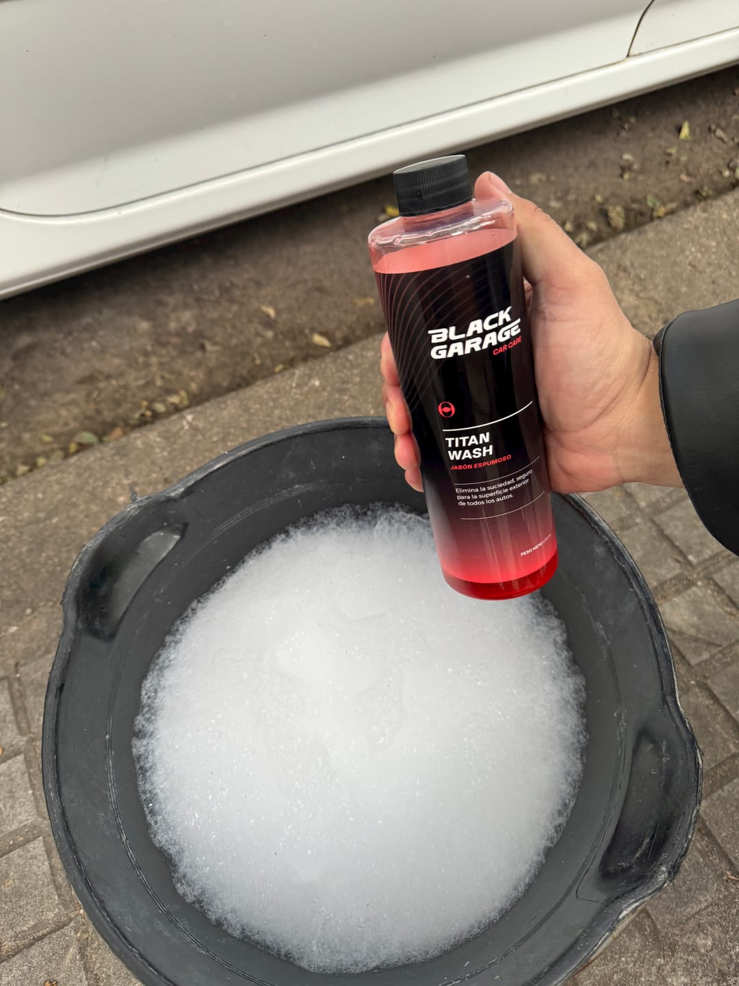 Customer photo review of Titan Wash - Jabón Espumoso BLACK GARAGE