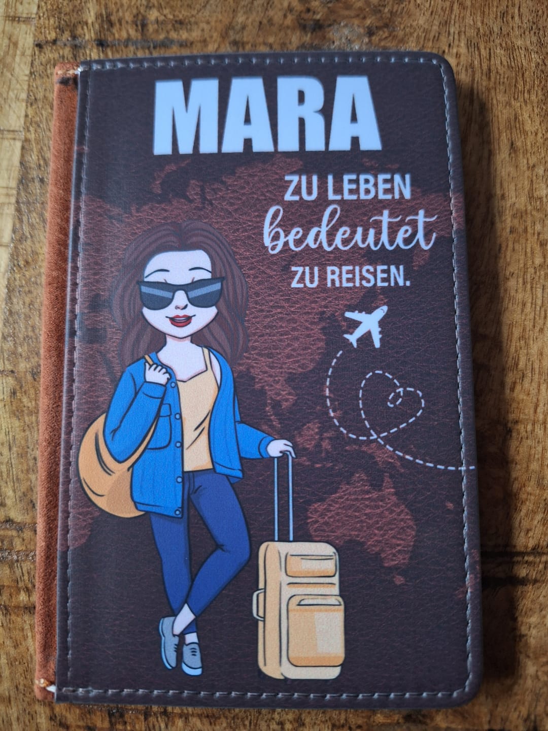 Customer photo review of Auf Reisen - Individuelle Reisepasshülle