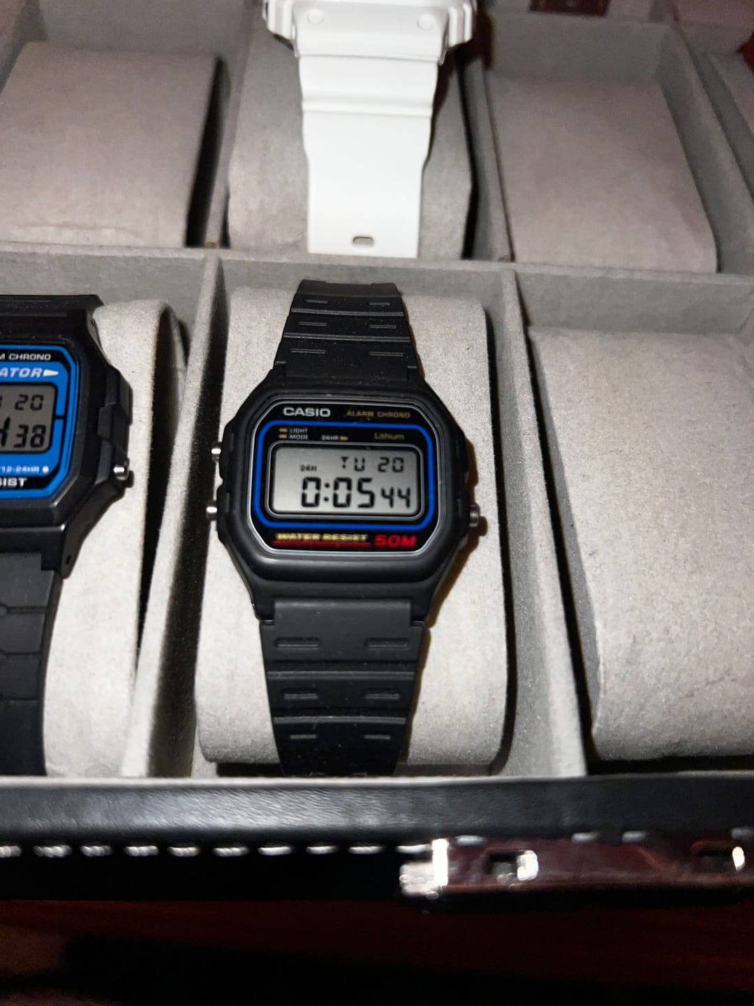 Customer photo review of Reloj Casio Vintage W-59-1VQD Azul/Negro