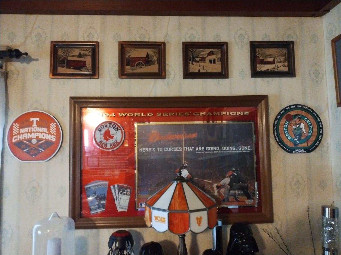 Customer photo review of VARSITY Collection- Tennessee Volunteers National Champions Distressed SINGLE Layer Wall Art