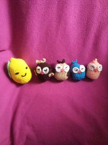 Customer photo review of Hedgehog Crochet Pattern & Matching Card: "Birthday"